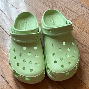 Crocs Classic Platform Clog - Light Green